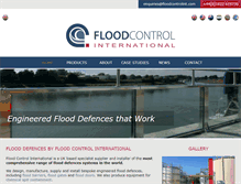 Tablet Screenshot of floodcontrolinternational.com
